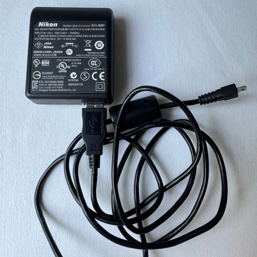 Nikon Black Digital Camera with LCD Screen and EVF